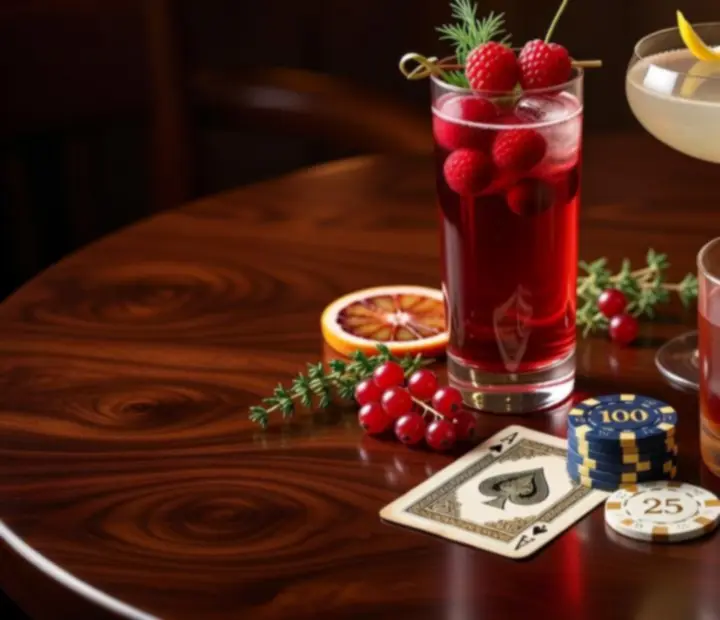 Zestaw premium koktajli inspirowanych polskimi i europejskimi smakami w eleganckiej restauracji